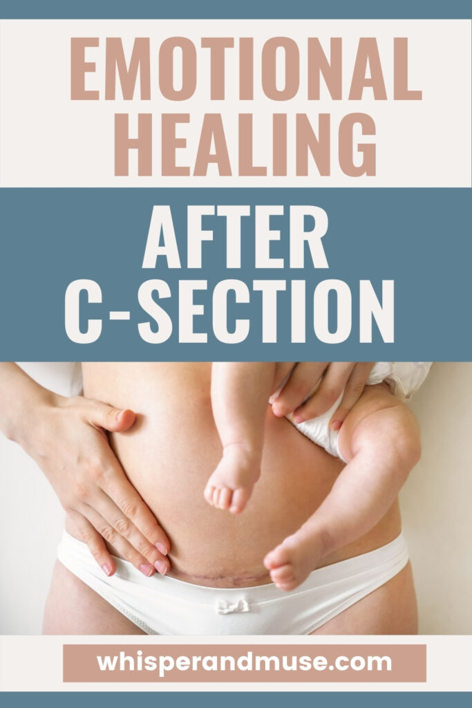 Emotional healing after c-section