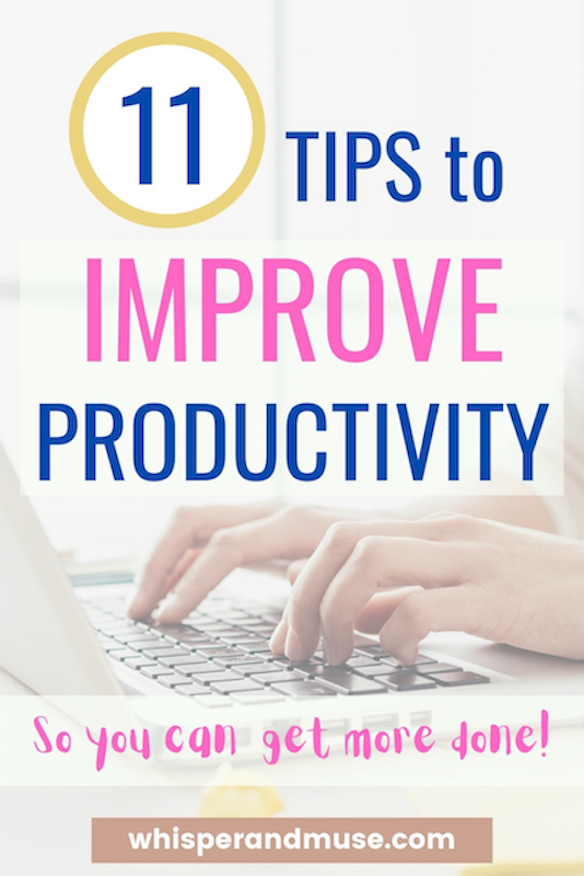 Increase productivity when feeling overwhelmed, so you can get more done