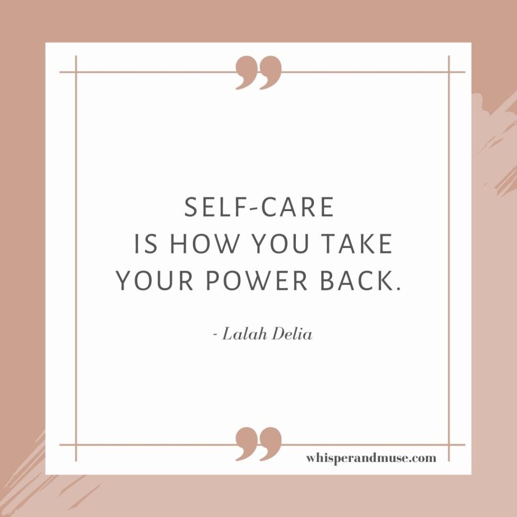Lalah Delia self care Sunday Quote