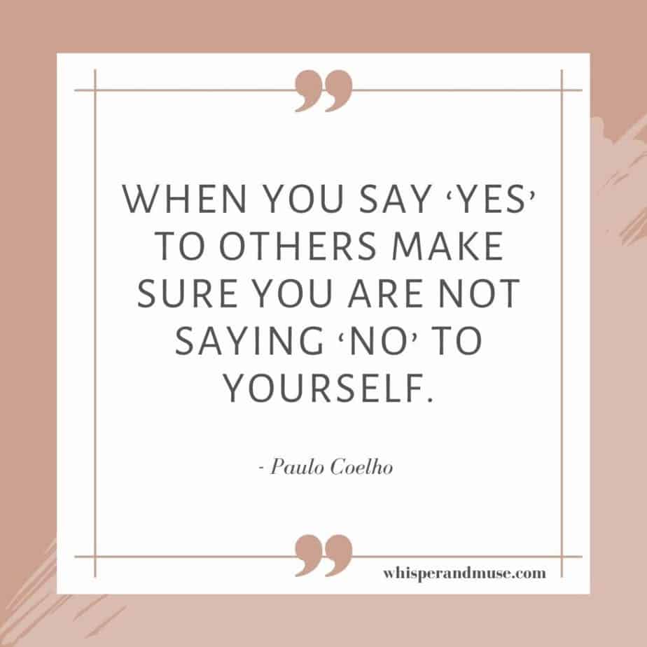 Paulo Coelho self care Sunday Quote