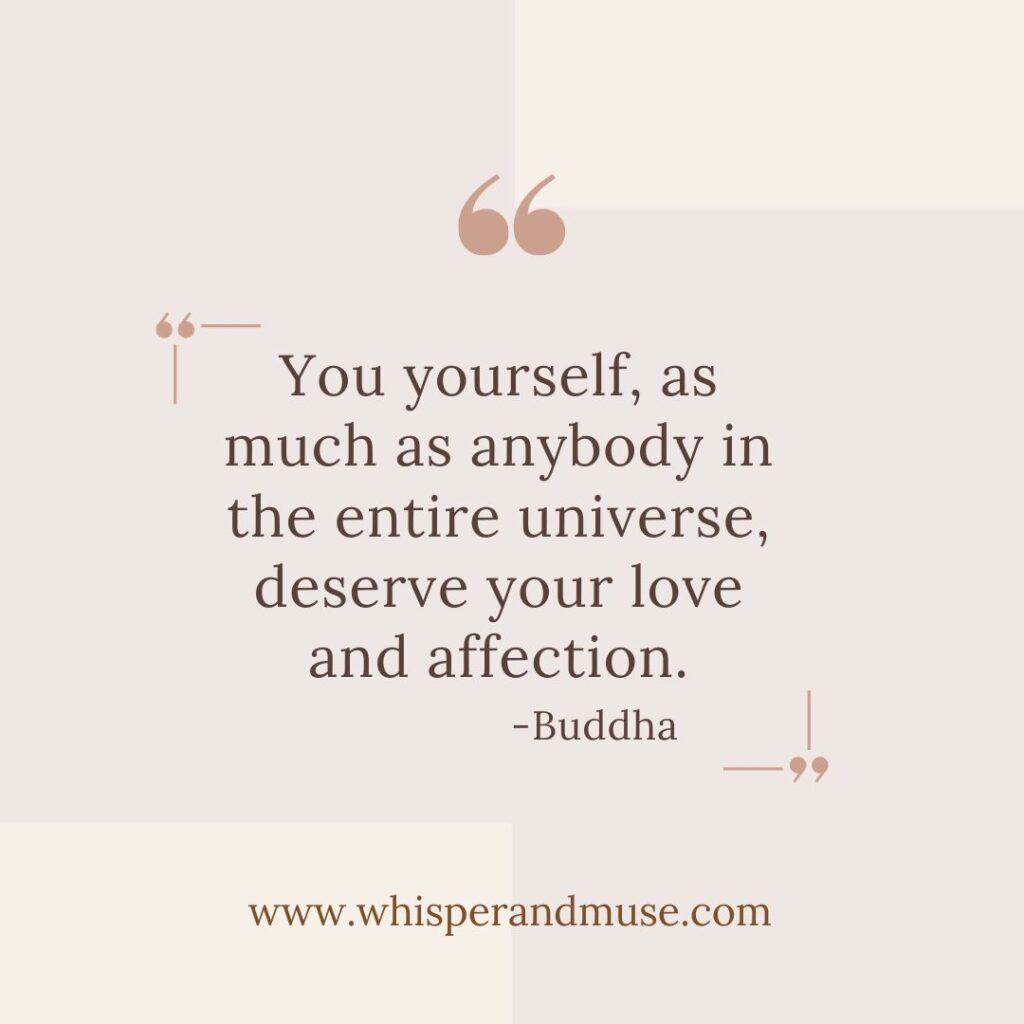 Buddha Self Care Quote